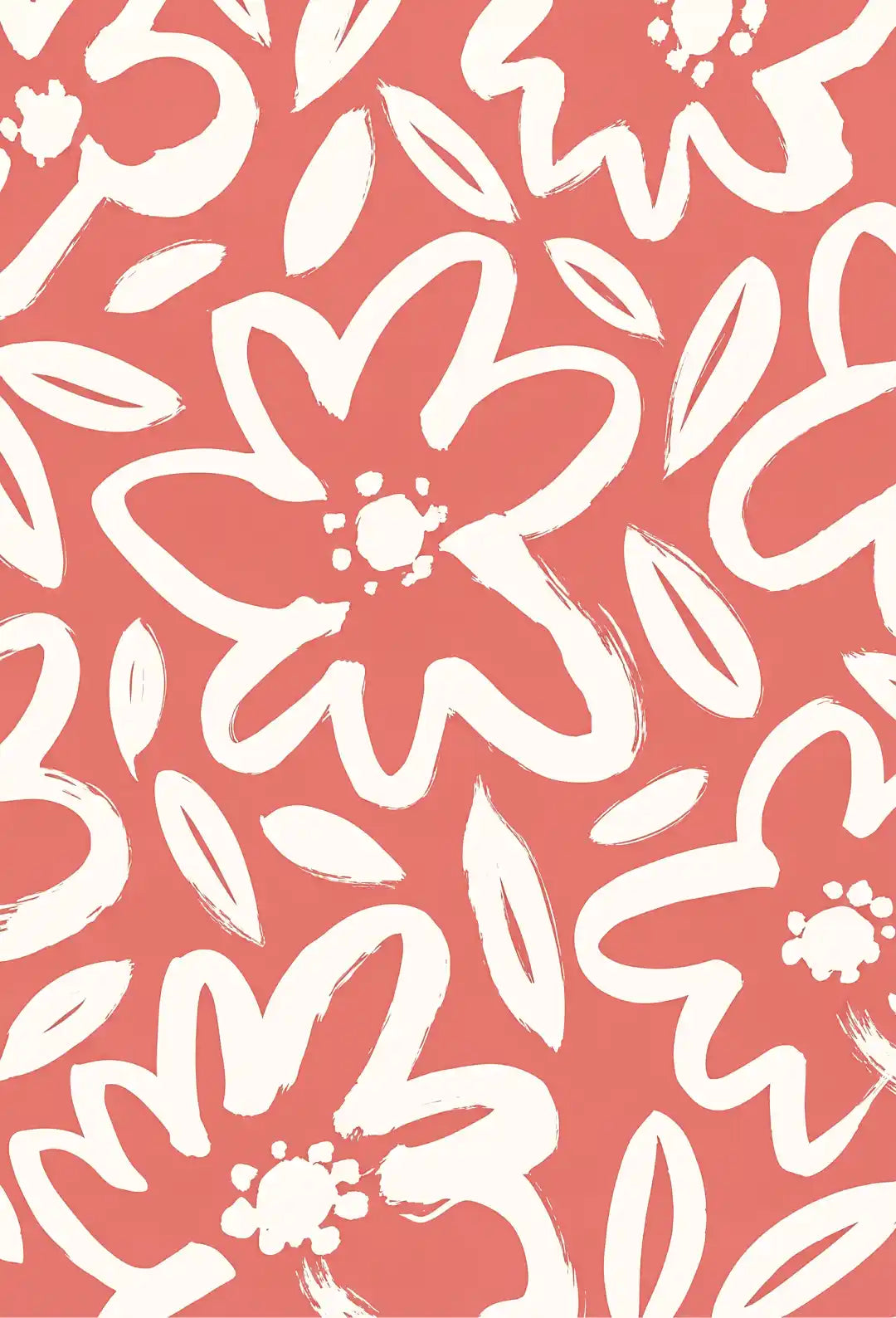 Boho Pink Floral Love Wall Art - PIG22