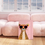 Cool Cheetah Sunglasses Wall Art - PIG23