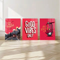 Good Vibes Only Scooter Wall Art - PIB111