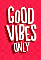 Good Vibes Only Scooter Wall Art - PIB111