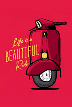 Good Vibes Only Scooter Wall Art - PIB111
