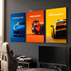 Luxury Super Cars Wall Art - PIB112