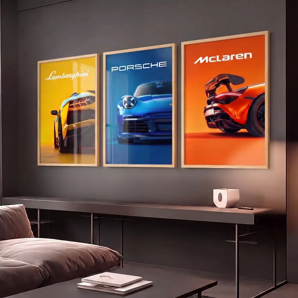 Luxury Super Cars Wall Art - PIB112