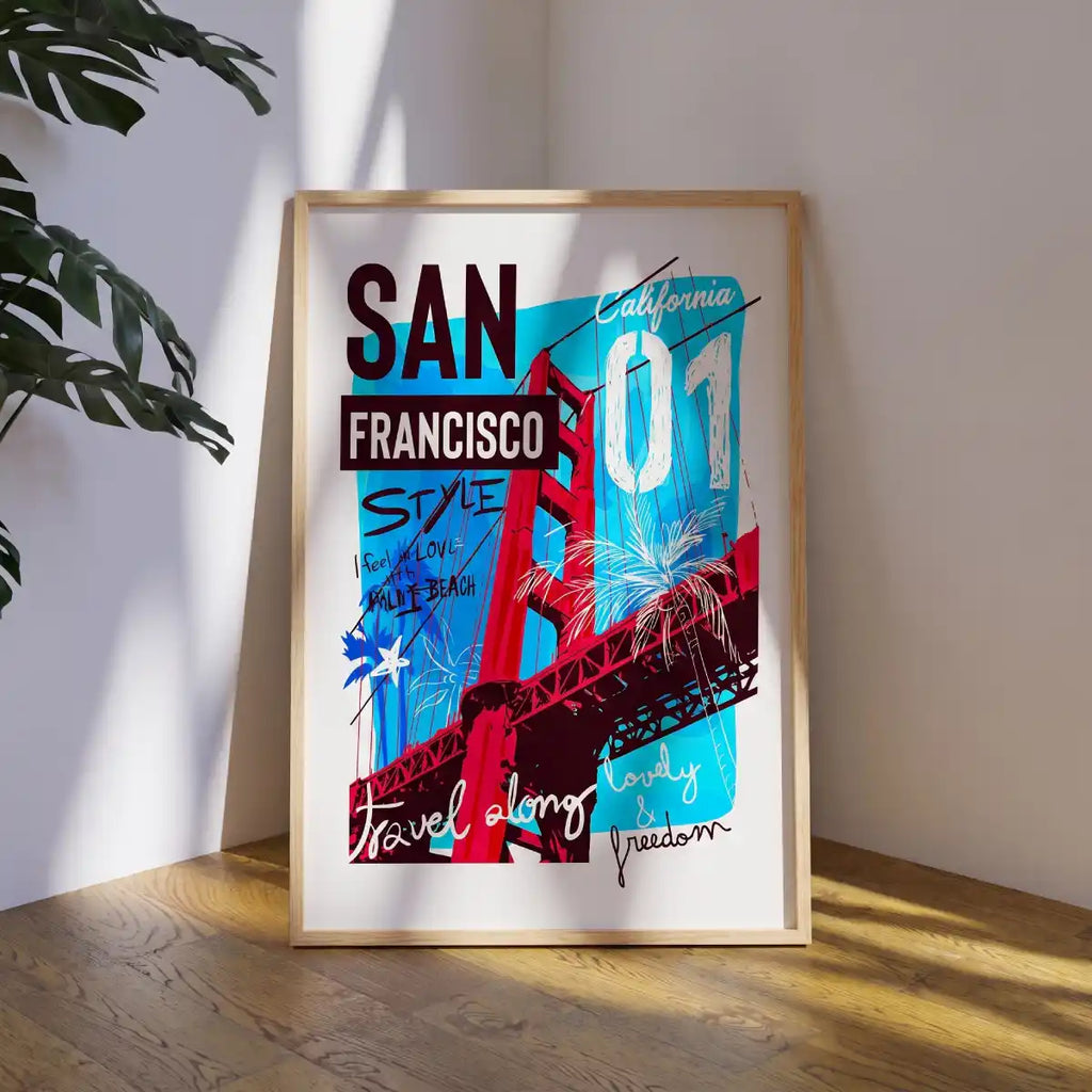 San Francisco Golden Gate Wall Art - PIB121