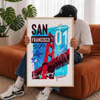 San Francisco Golden Gate Wall Art - PIB121