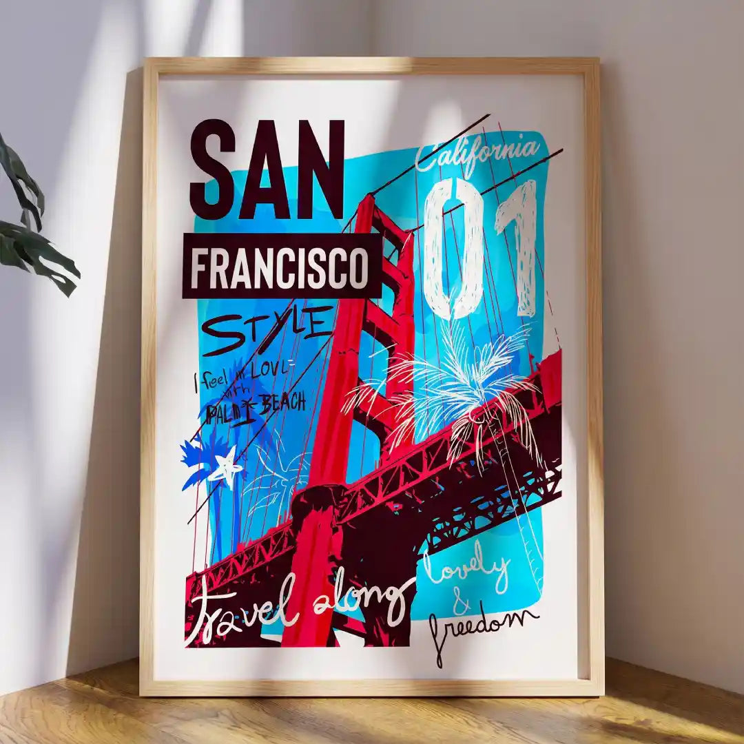 San Francisco Golden Gate Wall Art - PIB121