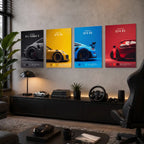 Sports Cars Collection Wall Art - PIB124