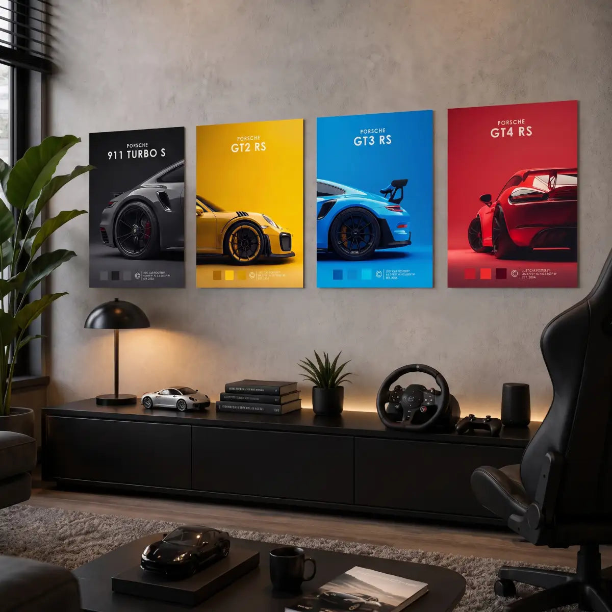 Sports Cars Collection Wall Art - PIB124