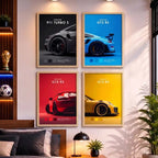 Sports Cars Collection Wall Art - PIB124