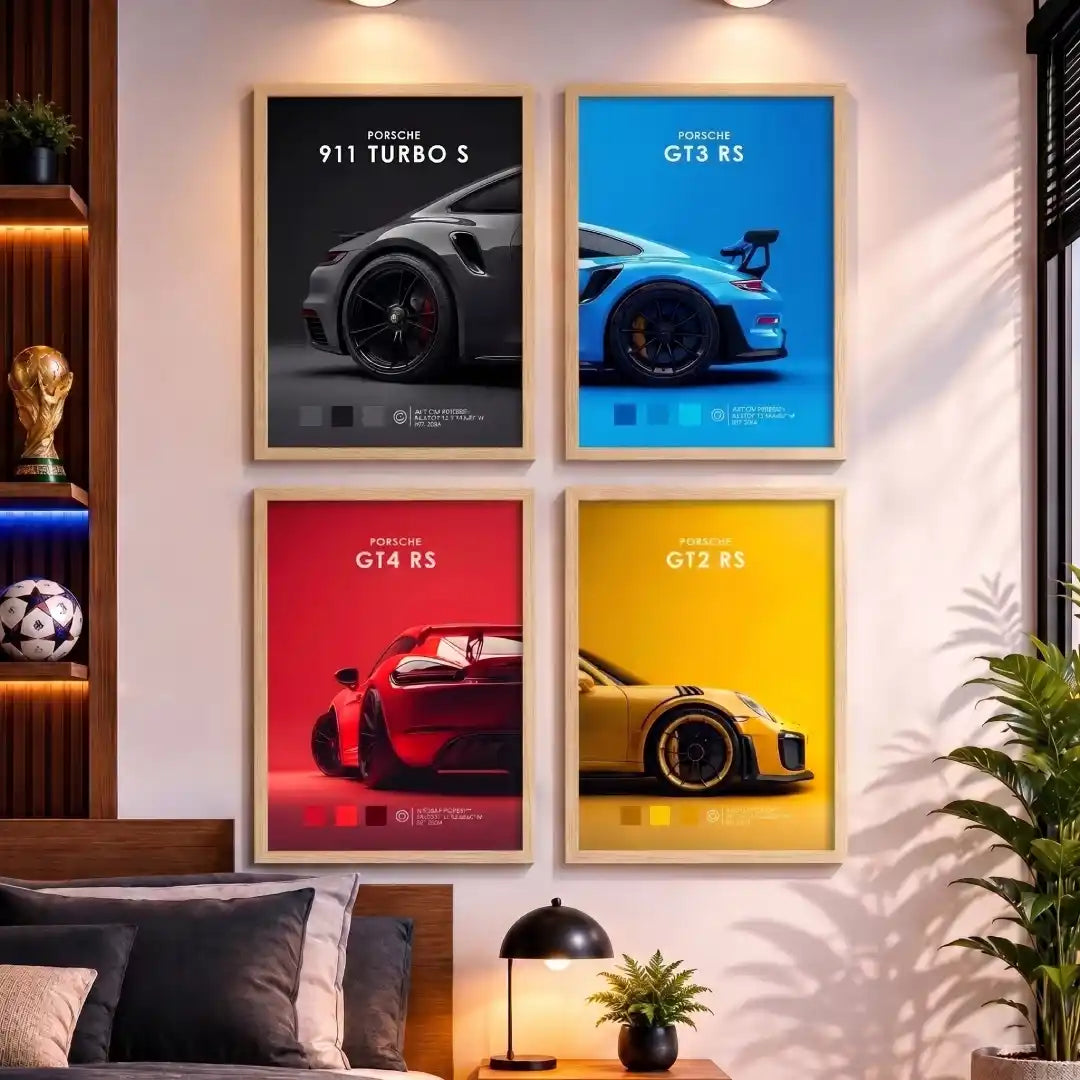 Sports Cars Collection Wall Art - PIB124