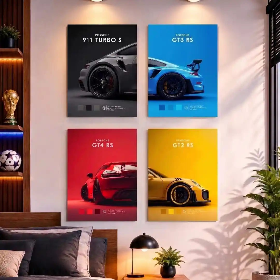 Sports Cars Collection Wall Art - PIB124