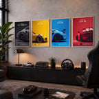 Sports Cars Collection Wall Art - PIB124