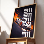 911 Sports Car Wall Art - PIB136