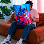 Neon Robot Hero Wall Art - PIB137