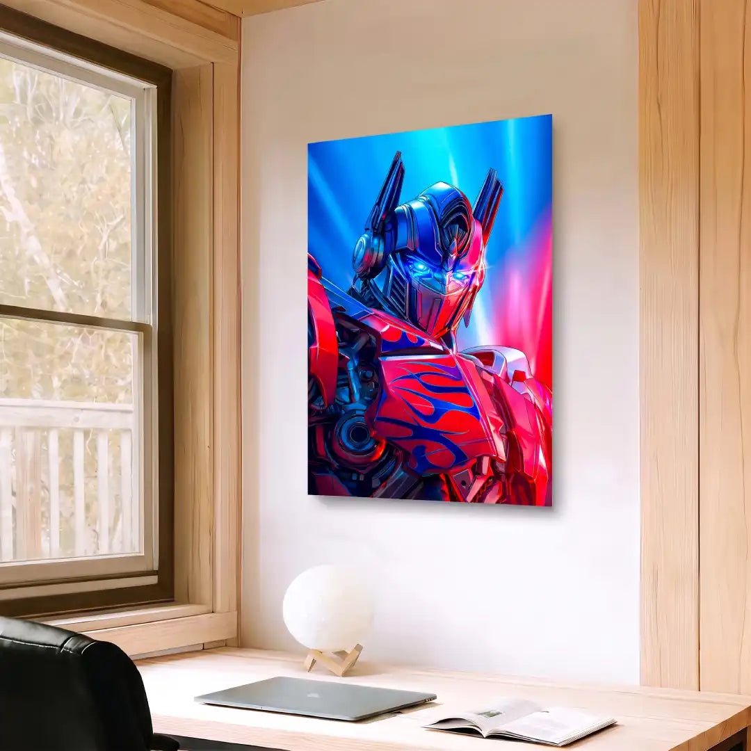 Neon Robot Hero Wall Art - PIB137