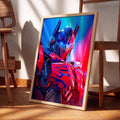 Neon Robot Hero Wall Art - PIB137
