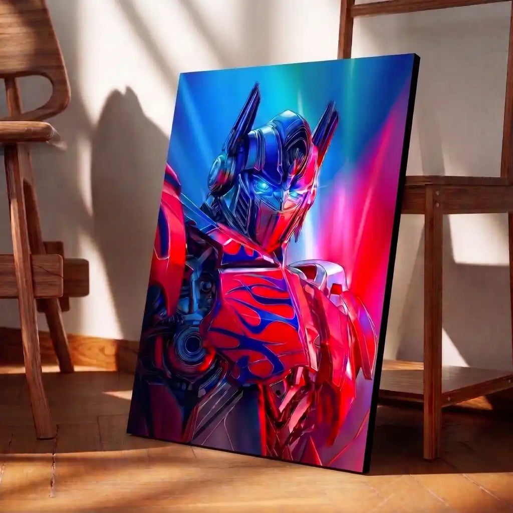 Neon Robot Hero Wall Art - PIB137