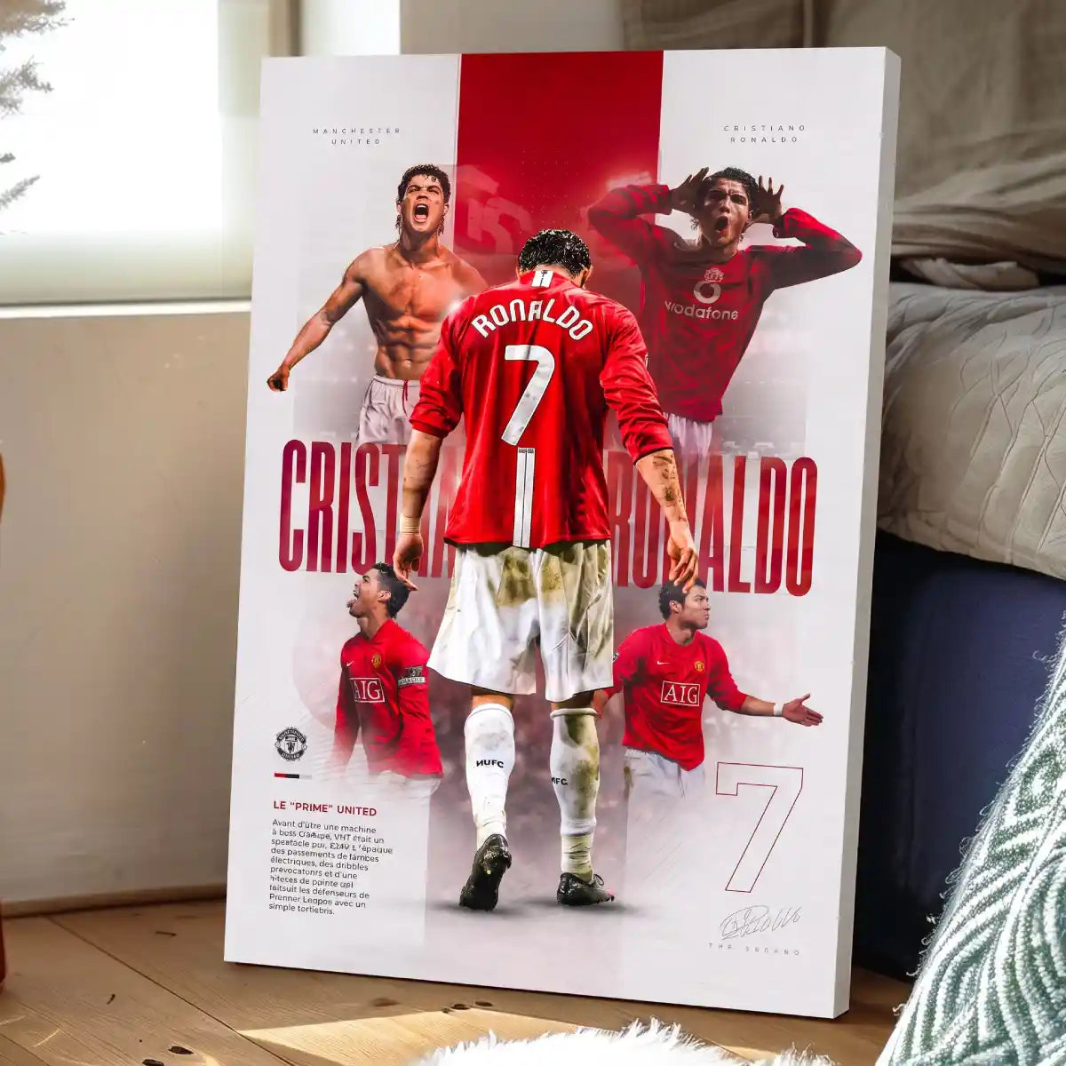 Red Football Heroes Wall Art - PIB141