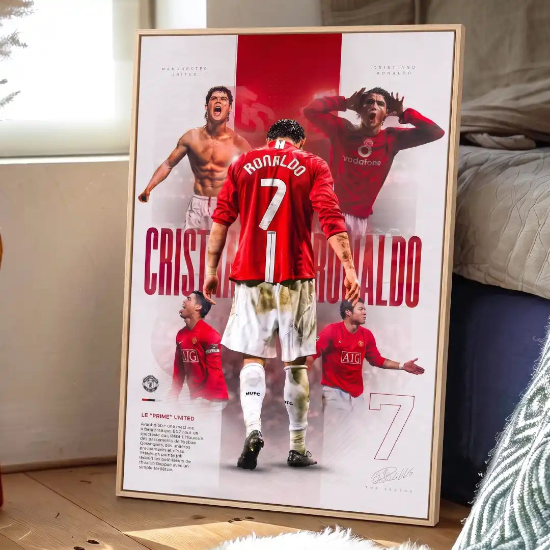 Red Football Heroes Wall Art - PIB141