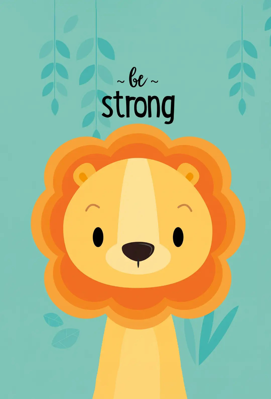 Jungle Animals Nursery Wall Art - PIBB116