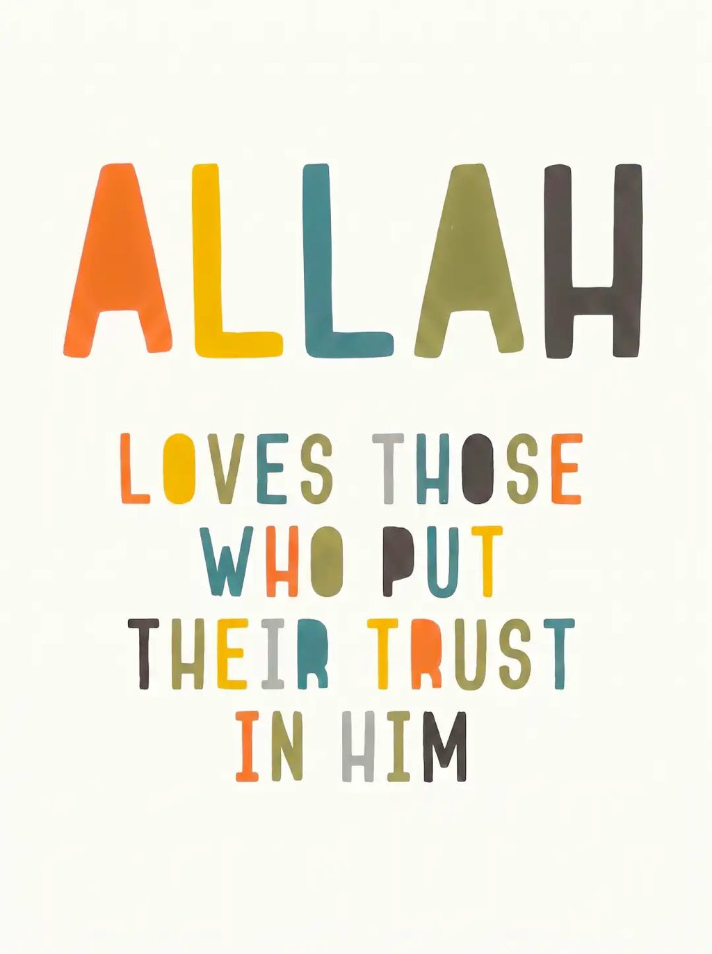 Allah Is With You Wall Art - PIBB131