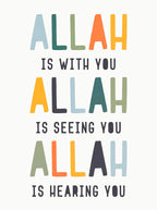 Allah Is With You Wall Art - PIBB131