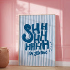 Shhh I'm Studying Wall Art - PIG110