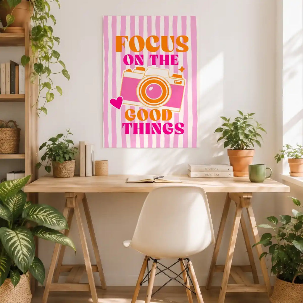 Focus on the Good Wall Art - PIG111