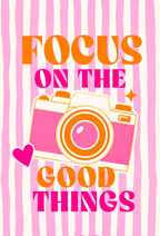 Focus on the Good Wall Art - PIG111