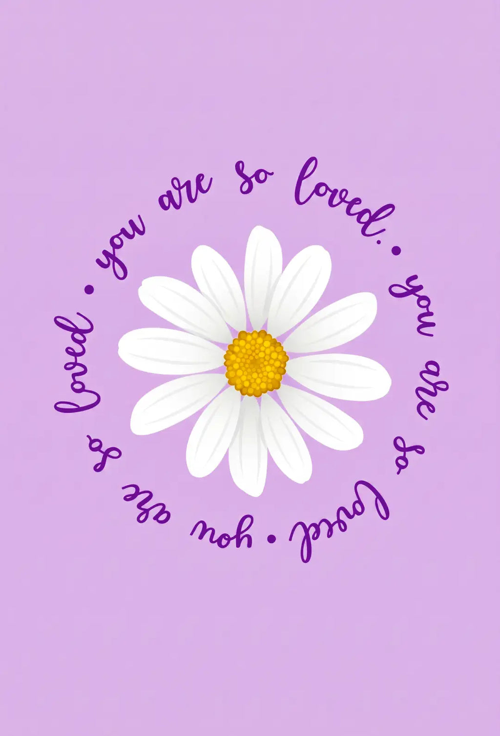 Purple Daisy Floral Wall Art - PIG12