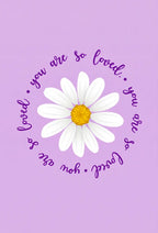 Purple Daisy Floral Wall Art - PIG12