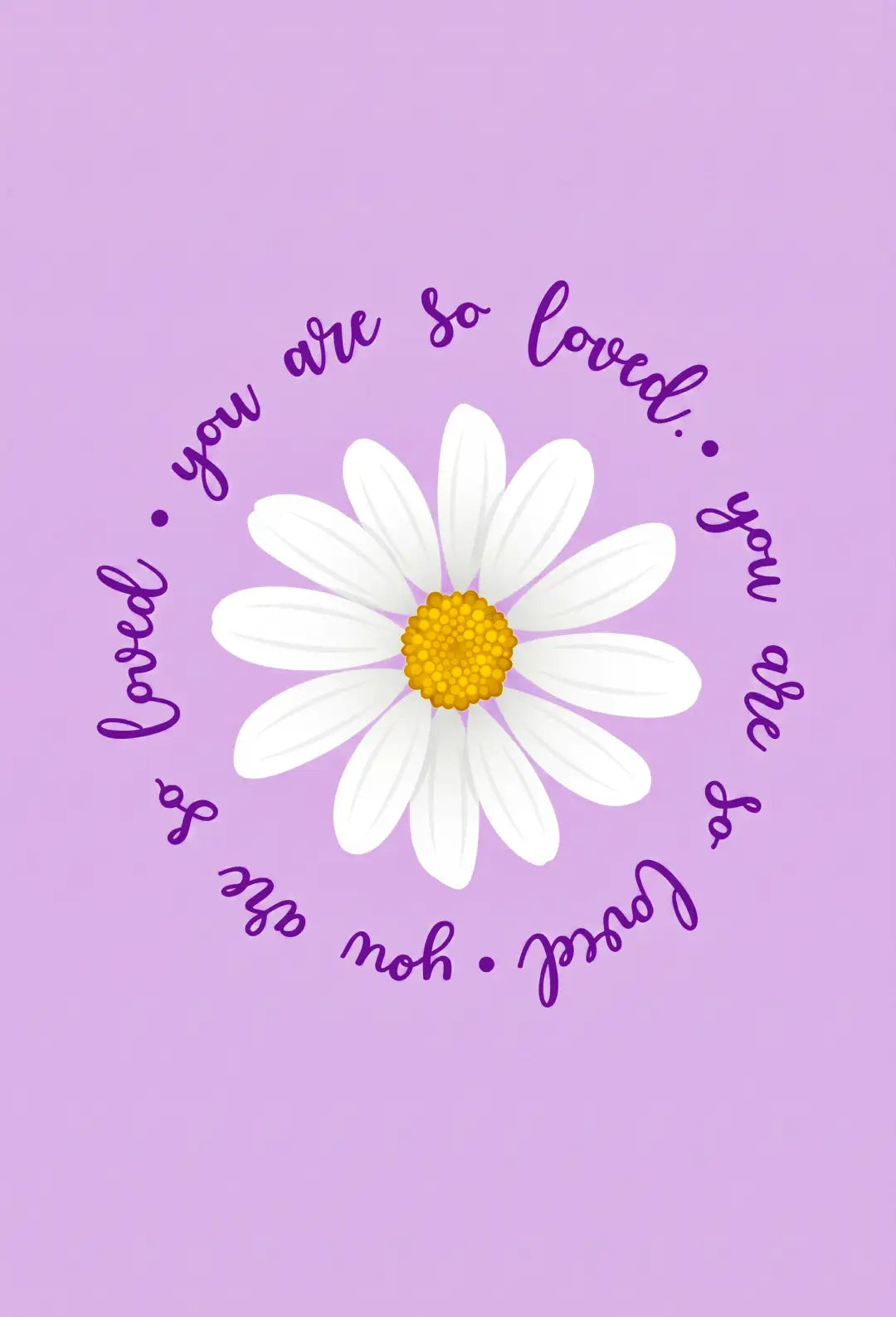 Purple Daisy Floral Wall Art - PIG12