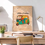 Pakistani Truck Art Rickshaw Wall Art - PIG18