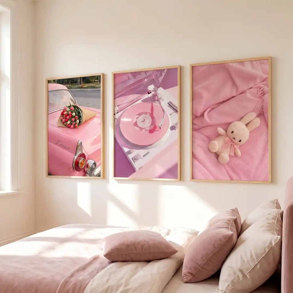 Pink Aesthetic Retro Wall Art - PIG20 (Copy)