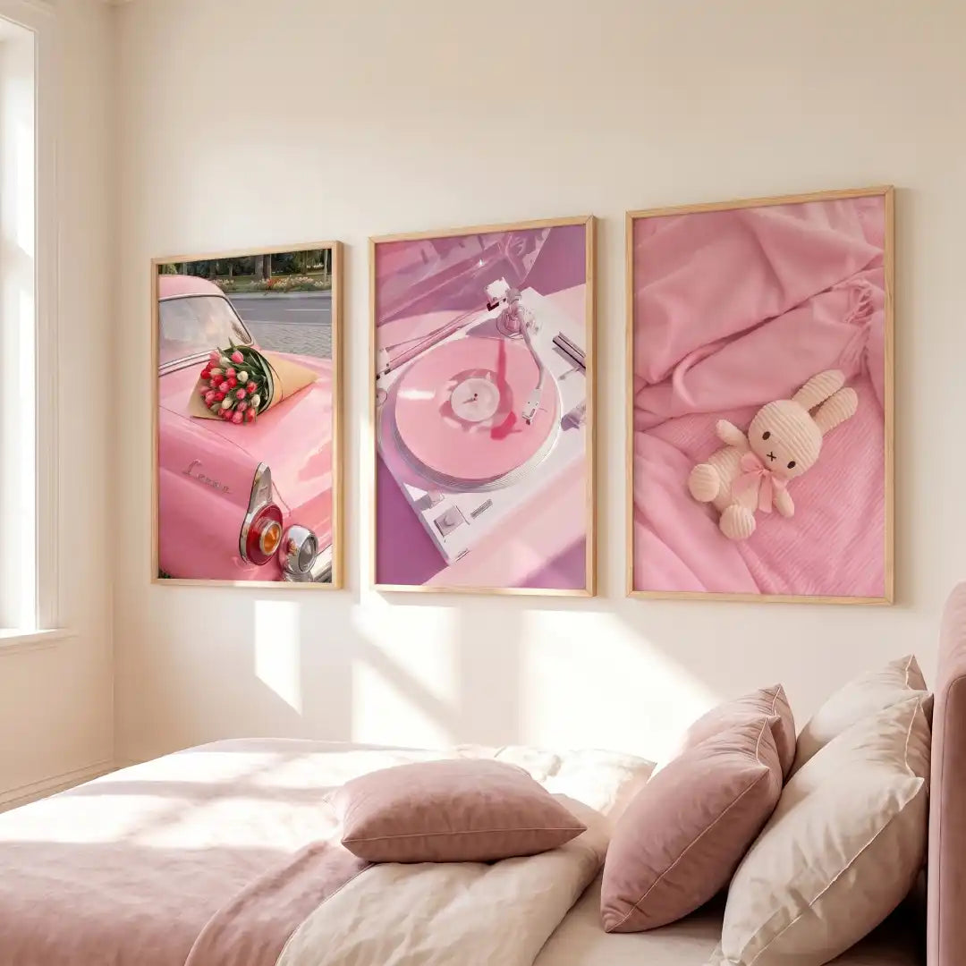 Pink Aesthetic Retro Wall Art - PIG20 (Copy)