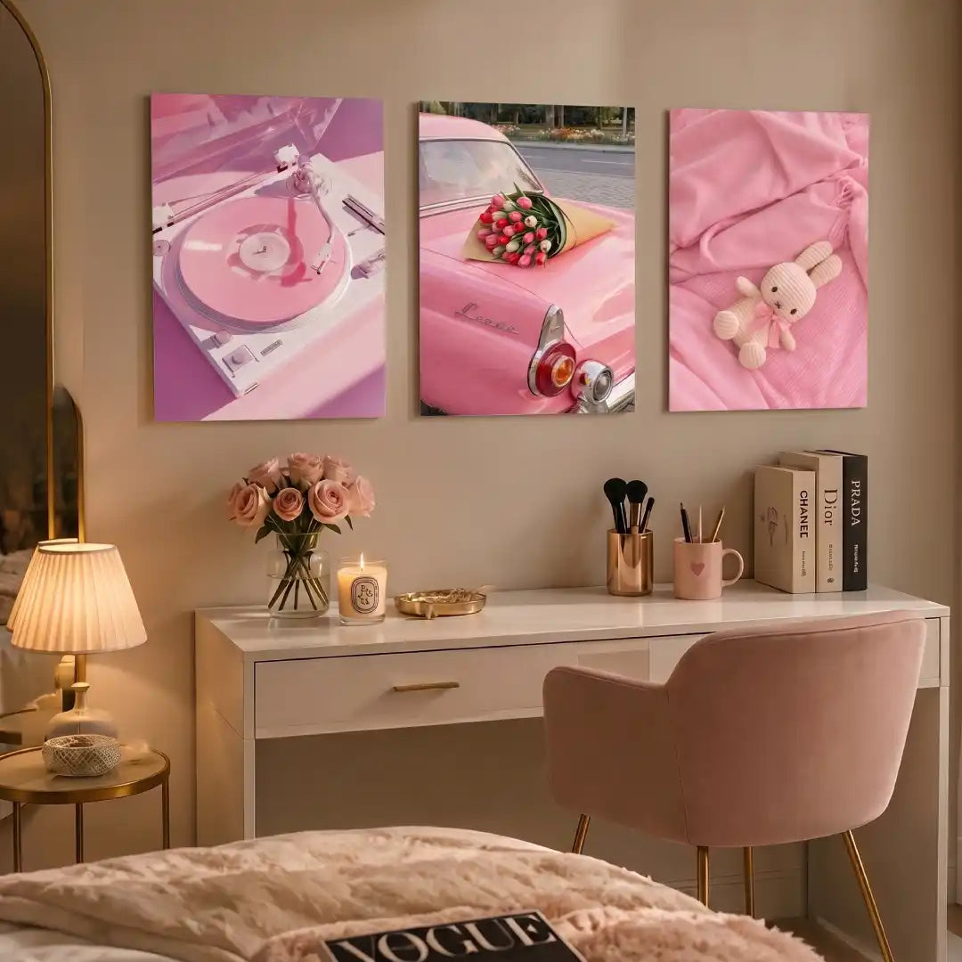 Pink Aesthetic Retro Wall Art - PIG20 (Copy)