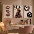 Leopard Print Style Wall Art - PIG21