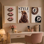 Leopard Print Style Wall Art - PIG21