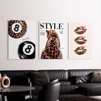 Leopard Print Style Wall Art - PIG21