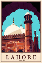 Lahore Karachi Heritage Wall Art - PIH122