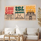 Lahore Islamabad Multan Wall Art - PIH123