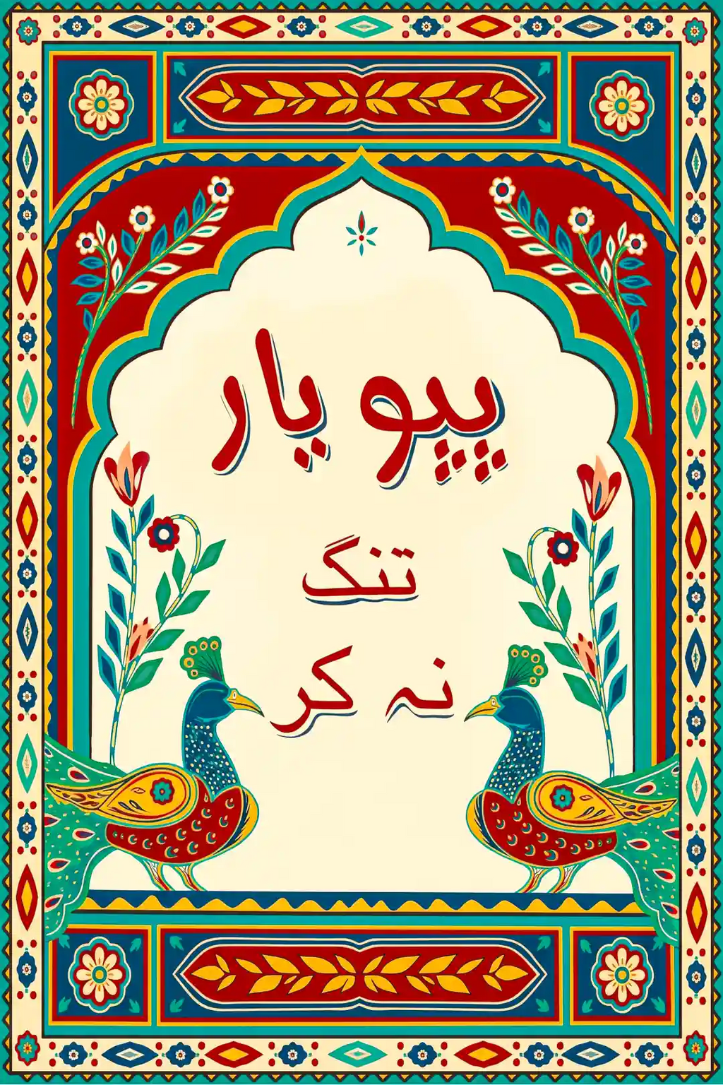 Mughal Arabic Calligraphy Wall Art - PIH132