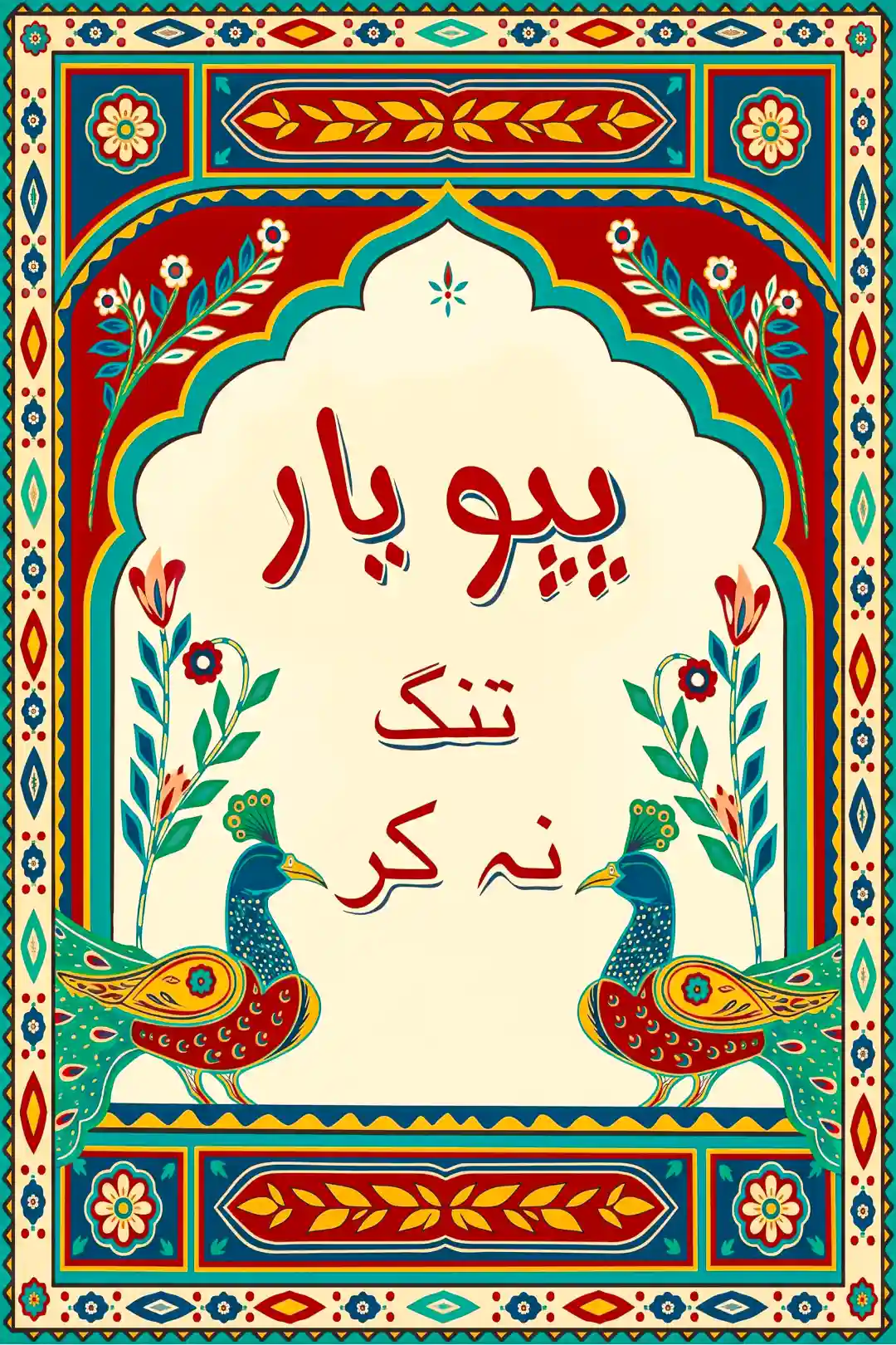 Mughal Arabic Calligraphy Wall Art - PIH132