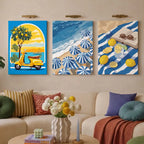 Italian Summer Lemon Wall Art - PIH135
