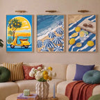 Italian Summer Lemon Wall Art - PIH135