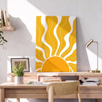 Golden Sunburst Boho Wall Art - PIH139