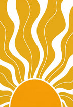 Golden Sunburst Boho Wall Art - PIH139