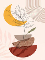 Boho Botanical Leaves Wall Art - PIH19