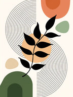 Boho Botanical Leaves Wall Art - PIH19