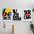 Strong Typography Wall Art - PIO113